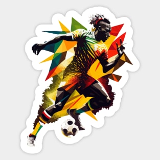 Senegal Soccer Magic Artwork Sticker